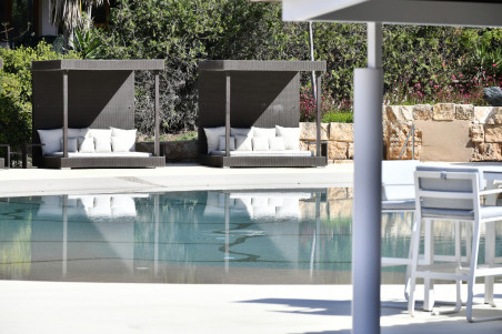 Hotel Marina Portals: Cama balinesa para 2+acceso piscina