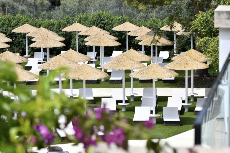 Hotel Marina Portals: Cama balinesa... Hotel Marina Portals: Cama balinesa...