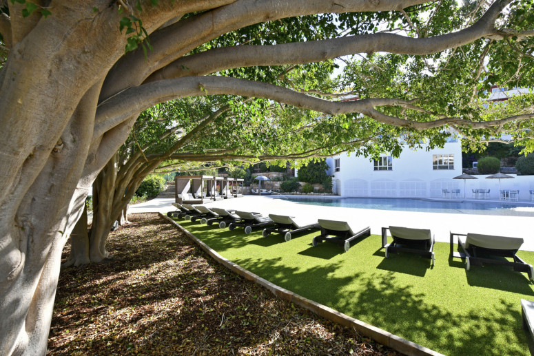 Hotel Marina Portals: Cama balinesa... Hotel Marina Portals: Cama balinesa...