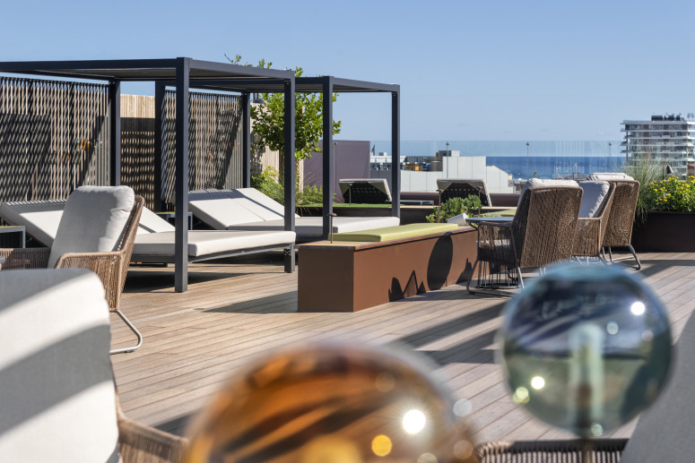 Hotel Pere IV: Lunch Roof Top for 2