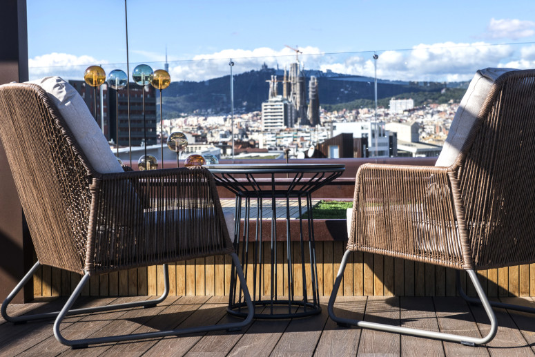 Hotel Pere IV: Lunch Roof Top for 2